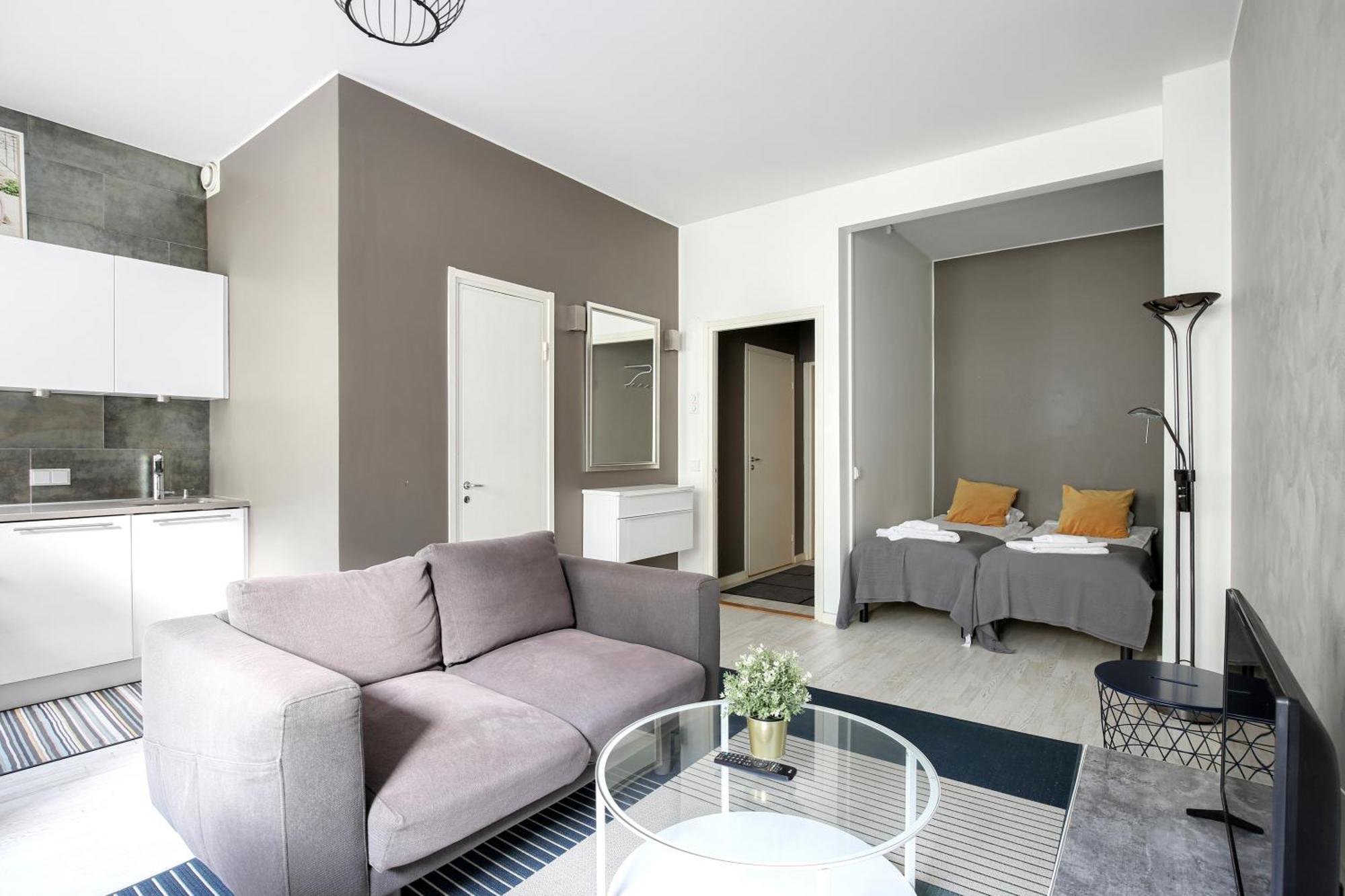 Kotimaailma Apartments Kamppi - Studio For 2 Helsinki Dış mekan fotoğraf